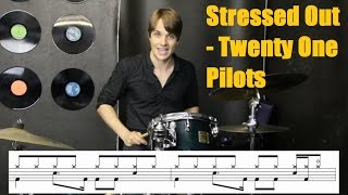 Stressed Out  Drum Tutorial  Twenty One Pilots [upl. by Innavoij118]