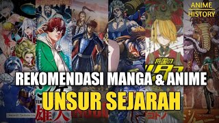 REKOMENDASI ANIME amp MANGA UNSUR SEJARAH  animehistory [upl. by Reichert]