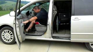 Wheelchair Transfer  Paraplegic wheelchair to minivan [upl. by Dymphia707]