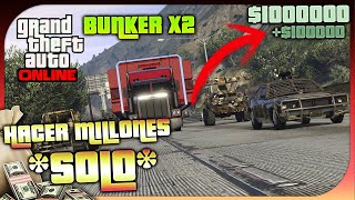 COMO CONSEGUIR DINERO RÁPIDO CON EL BUNKER X2 GTA 5 ONLINE 🤑 [upl. by Swagerty]