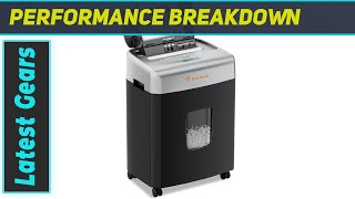 Bonsaii 110Sheet Autofeed Paper Shredder The Ultimate Office Shredding Solution [upl. by Yrbua]