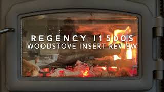 Regency I1500S Woodstove Insert Review woodstove woodstoves review [upl. by Nossah]