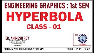 Hyperbola Class 01  Engineering Graphics  Bengali Version   WBSCTE syllabus [upl. by Ahsenrac]