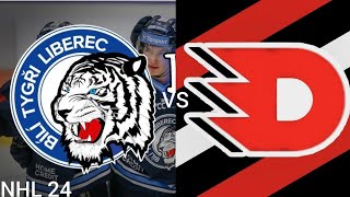 Liberec vs Pardubice NHL 24 [upl. by Eskill863]