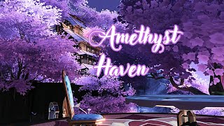 Amethyst Haven  Serenitea Pot Showcase  Genshin Impact  Monochrome Project Pink  Seclipsis [upl. by Devon690]