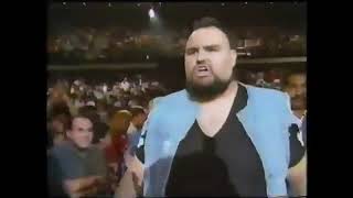 One Man Gang W quotThe Doctor of Stylequot Slick vs Jesse Cortez WWF TV Debut Match 52387 [upl. by Odragde]