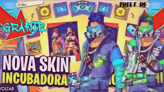 NOVA INCUBADORA GRAFITEIROS COMPLETO TODOS OS ITENS FREE FIRE GARENA OFICIAL [upl. by Britney238]