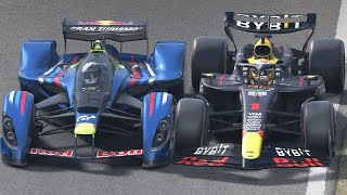 Red Bull F1 2024 vs Red Bull X2010 at Monza [upl. by Mehs]