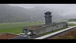 F18 Takeoff From Meiringen Airbase In Switzerland [upl. by Monafo]