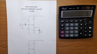 Amplificador Classe A Cálculo dos Parâmetros [upl. by Gardol279]