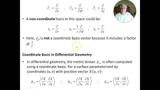 Coordinate bases and Non Coordinate bases  part 2 [upl. by Haron15]