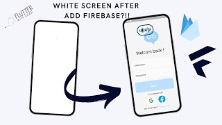 Fixing The White Screen Issue After Firebase Integration 2024 [upl. by Brewster570]