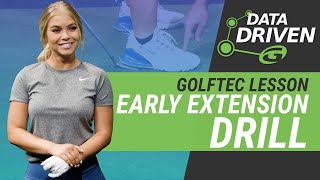 GOLFTEC Lesson  Early Extension Drill [upl. by Ruford]