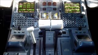 Cockpit during cruise Embraer 190 AirFrance By Regional CFECDG [upl. by Dranyam]