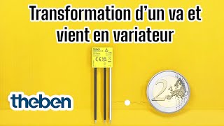 Transformation d’un va et vient en variateur rapide avec le DIMAX 540 plus B [upl. by Reffinej]