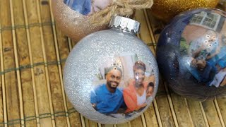 Viewer Gift Idea How to Make a DIY Photo Ornament [upl. by Bowyer]