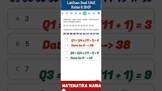 Pembahasan Latihan Soal UAS Matematika Kelas 8 SMP semester 2 tahun 2024 part 7 [upl. by Aicinod]