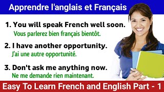 Apprendre langlais et le Français  Easy To Learn French and English Part  1 🔥 [upl. by Anayra]