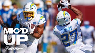 Micd Up JK Dobbins quotEddie Murphy Just Got A Pickquot  LA Chargers [upl. by Hege239]