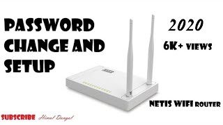 how to change password of new netis adsl wifi router easily  2020 Using Mobile Phone [upl. by Alian]