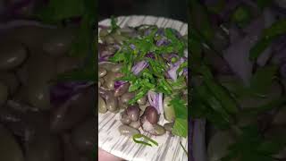 Boiled Red Kidney Beans salad 😋🥗 food healthyfood youtubeshorts shorts [upl. by Ludba]