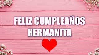 Frases de Cumpleaños para mi hermana imagenes de cumpleaños para mi hermana [upl. by Lohrman225]