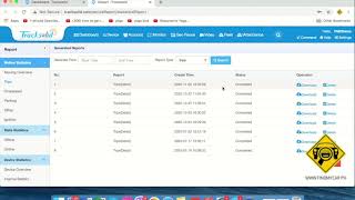 How to export trip reports in tracksolid platform trip reports using tracksolid [upl. by Sussi]