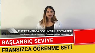 Fransızca Eğitim Seti Başlangıç Seviye  En Hızlı Öğrenme Şekli [upl. by Aenej]