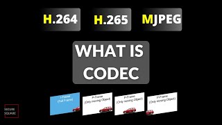 What is CODEC H264 H265 MJPEG explained [upl. by Lisle999]