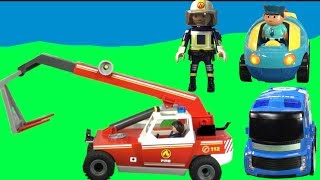 Polizeiauto  Spielzeuge Spielzeugautos von Playmobil amp Lego für Kinder [upl. by Xed895]