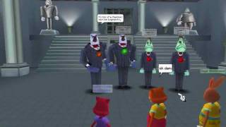 Toontown walkthrough part 40 5 Story Cog Building [upl. by Allisurd]