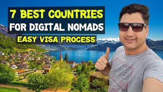 7 Best Countries for Digital Nomads in 2024 Easy Visa Process [upl. by Eetak]