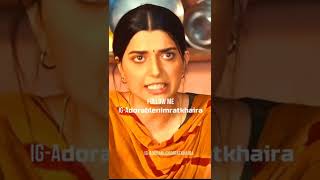 Nimrat khaira Teeja Punjab famous dialogue thanku for 1k subscriber YouTube [upl. by Ayadahs]