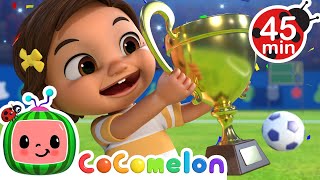 Soccer Song Football Song⚽ Playground Games for Kids  MORE CoComelon Nursery Rhymes amp Kids Songs [upl. by Einitsed]