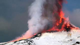 Etna  Parossismo 5  Gennaio  2012 [upl. by Elleb815]