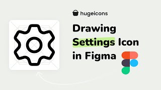 How to draw a settings icon in Figma [upl. by Zaragoza400]