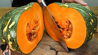 It’s so delicious In the autumn you should eat more pumpkin New way to cook pumpkin [upl. by Atterual404]