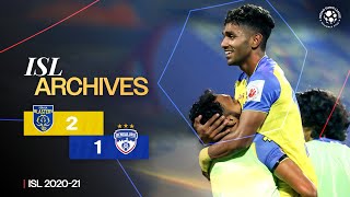 ISL Archives  Kerala Blasters FC 21 Bengaluru FC [upl. by Ecirum]