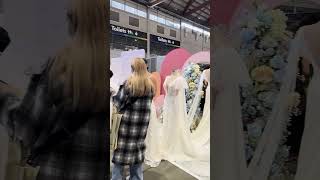 Bellamour Coutures stunning bridal wear display at Sydneys Annual Wedding Expo 2024 weddingexpo [upl. by Novelc]