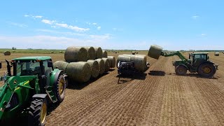 Bad Baler Breakdown  Hauling big bales [upl. by Saberhagen286]