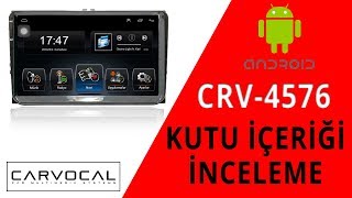 Carvocal CRV4576 Volkswagen Uyumlu Android Multimedya Cihaz İncelemesi [upl. by Nick]