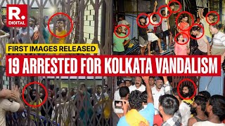 Kolkata Police Releases First Images Of 19 Arrested For Vandalism At RG Kar Medical College [upl. by Latea]