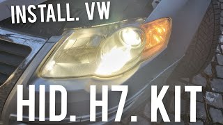 HID Kit Installation on VW Passat [upl. by Hofstetter]