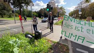 28924 Angemeldete Blockade in Bonn von Extinction Rebellion Bonn und Soest [upl. by Burkhart]