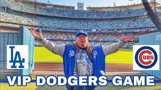 LA Dodgers game full VIP experience LA Dodgers vs Chicago Cubs [upl. by Ruggiero]