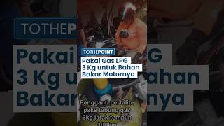 Viral Pria Pakai Gas Elpiji Dipasang di Motor untuk Gantikan BBM Klaim Bisa Tempuh Jarak 300 Km [upl. by Hotze]