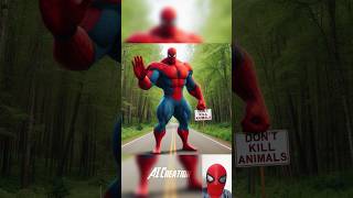 Marvel heroes give massage for dont kill animals shorts brawlstars spiderman marvel [upl. by Benn]