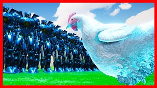 100 Gipsy Danger vs 10 Mother of all Hens  Ultimate Epic Battle Simulator 2  UEBS 2 [upl. by Namsaj]