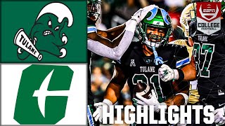 Tulane Green Wave vs Charlotte 49ers  Full Game Highlights  ESPN College Football [upl. by Barri458]