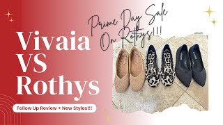 Rothys VS Vivaia Flats Which Is The Most Comfortable Work Flats [upl. by Eikram]